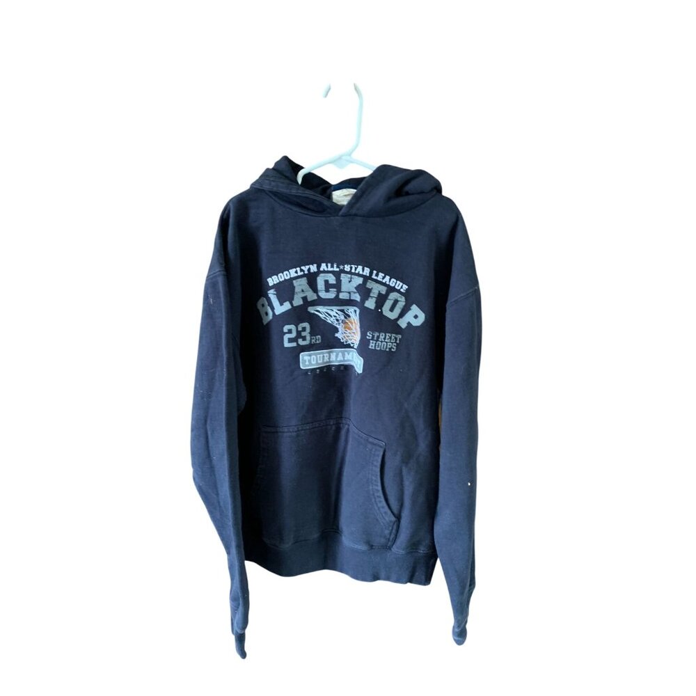Old Varsity Brand Boys Medium 10 12 Long SLeeve Hoodie Pullover Sweatshirt Brook